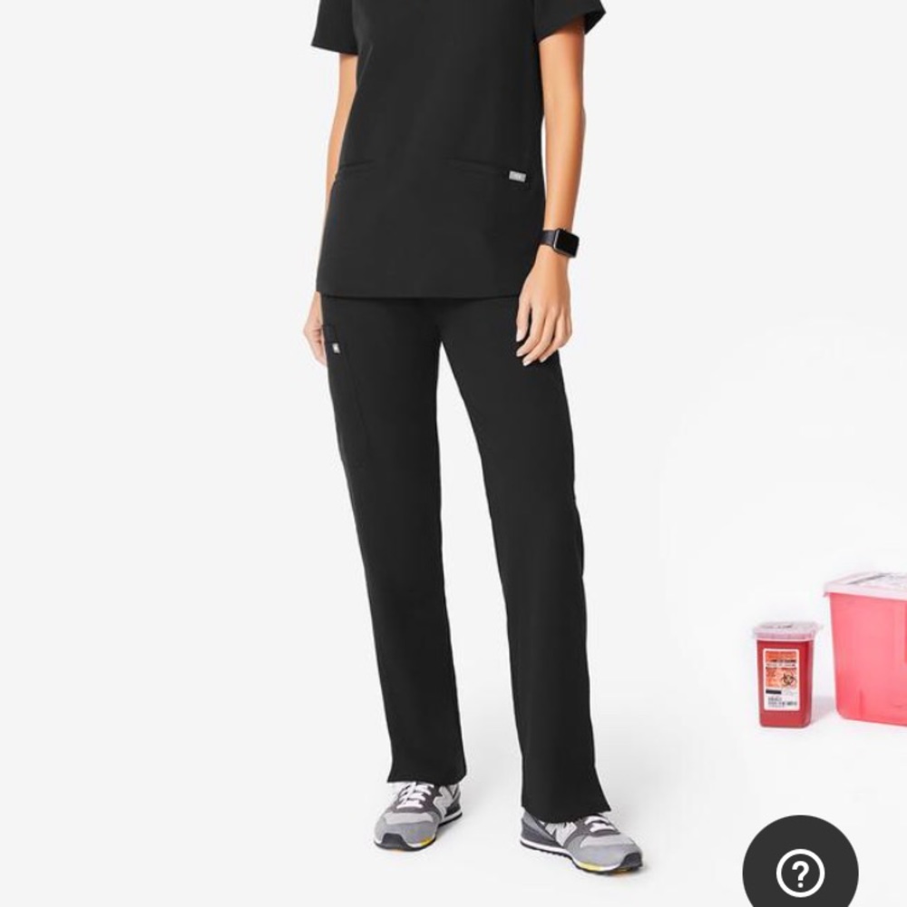 Black SP Figs Kade pants